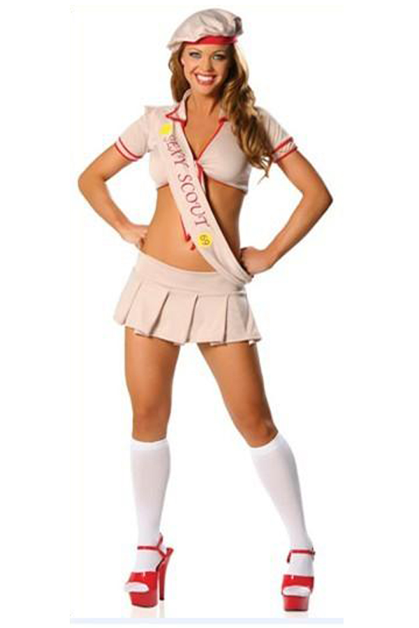 Uniform Costumes Chic White and Green Cheerleader Costume - Click Image to Close